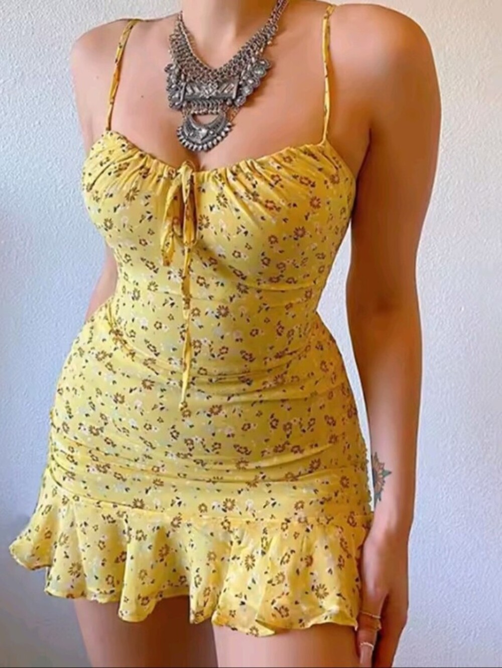 Women's Sexy Casual Floral Camisole Dress